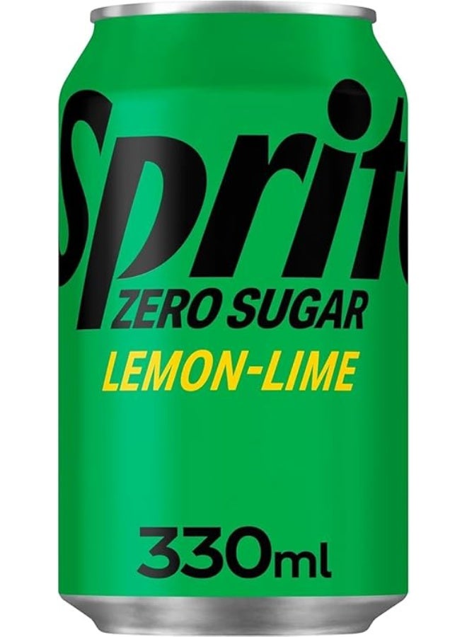 Sprite Zero Lemon Lime Soft Drink 6 x 330ml Cans – Sugar Free, Refreshing Taste, Green Pack - Image 4
